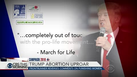 Trump reverses abortion comment amid uproar