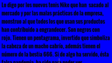 La verdad sobre Nike, es una empresa satánica