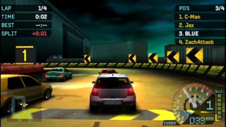 NFS Underground Rivals - Street Cross Event 1 Bronze Difficulty(PPSSP HD)