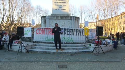 2022-02-26/03 - Manifestazione a Pisa. Intervento di Giorgio Matteucci