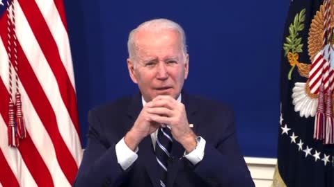 Biden says he will deploy military medical teams to 6 states, then lists 5, while counting on his fingers, and all but 1 is a Democrat-run state