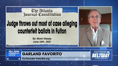 Garland Favorito and John discuss "fake news" by AJC and "significant victory" in Fulton County, GA