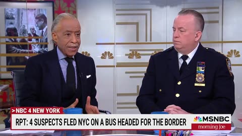 Biden Fan Joe Scarborough (Sitting Next To Al Sharpton) Asks NYPD Chief Why This Is Happening