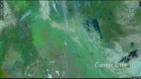 "NORTH america burning, unbelievable satellite pictures"
