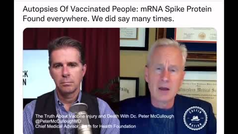 Autopsies Of Vaccinated People: mRNA Spike Protein Found Everywhere. We did say many times.