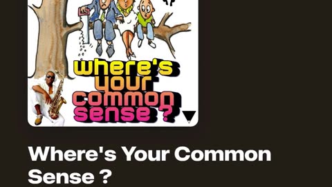 Where's Your Common Sense by Jimmy Sax Black- Bali DJ Sax