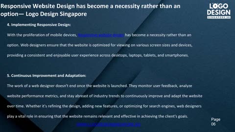 Responsive Website Design has become a necessity rather than an option — Logo Design Singapore