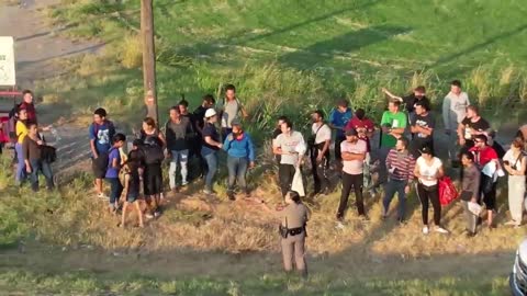 Over 500 Illegal Immigrants Entered Eagle Pass, TX, This Morning Alone