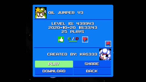 Mega Man Maker Level Highlight: "Oil Jumper V3" by Kas333