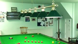 Player Performs Amazing 'Round The World' Snooker Trick Shot