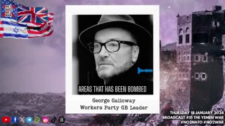 George Galloway broadcast promo for THIS Thursday 18 January