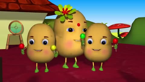 Potatoes cartoon