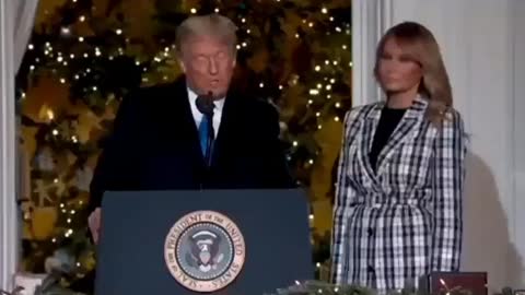 Our Wonderful President Donald J. Trump and FLOTUS Light the National Tree 2020