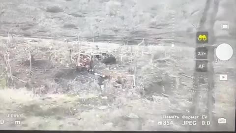 💣🇺🇦 Ukraine Russia War | Russian Drone Films VBIED Attack Foiled by Anti-Tank Mine | Vodyanoye | RCF
