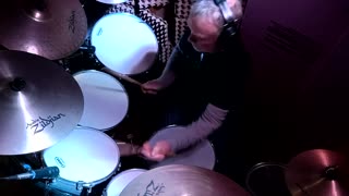 Bruce Parrott Playing the Drums