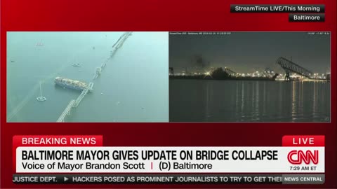 Baltimore Mayor Pleads With CNN To Stop Repeatedly Airing Bridge Collapse Footage