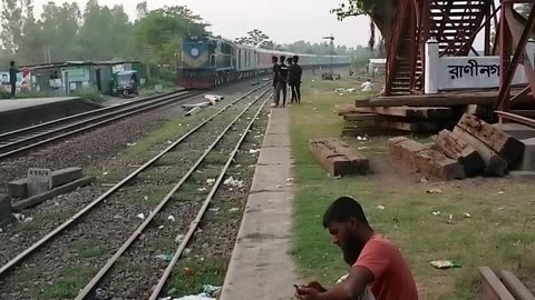 Funny train coming.