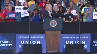 Biden suggests heckler and MAGA Republicans are determined to destroying democracy