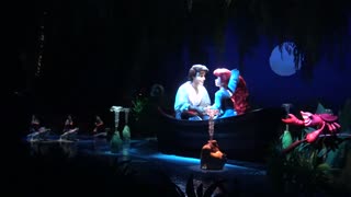 Disney California Adventure the Little Mermaid Attraction ride video