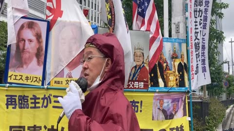 秋月さんの名古屋駅前での街頭礼拝説教 2024.5.12