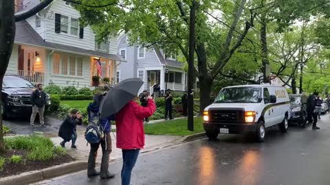 Pro-abortionists have arrived in front of Justice Brett Kavanaugh’s home