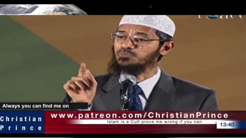 Dr Zakir Naik exposed his stupidity with this nonsense talk #islam #christianity #religion #shorts