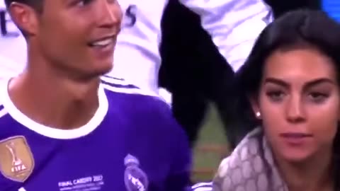 Ronaldo with wife