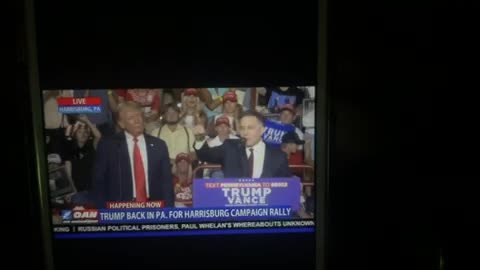 Trump in PA for Harrisburg campaign rally with Senator Dave McCormick p 06