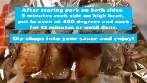 Make your sweet and spicy Pork Chops quick and easy with Chef Hawk
