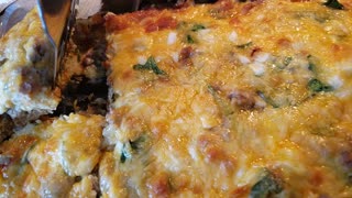 Overnight casserole #breakfast