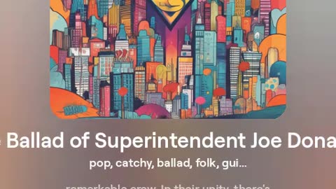 The Ballad of Superintendent Joe Donavan