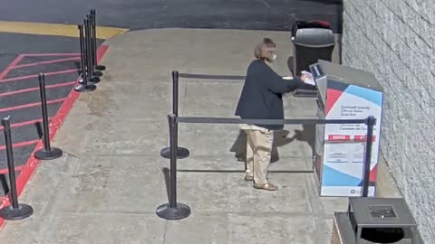 Gwinett Co, GA Woman Stuffs Ballot Box in Broad Daylight 2000 Mules