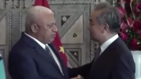 Fiji Prime Minister and Foreign Minister Meets with Wang Yi