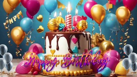 Happy Birthday Song 4K, Happy Birthday Celebration, Birthday Wishes, #happybirthday #birthday 4K HD