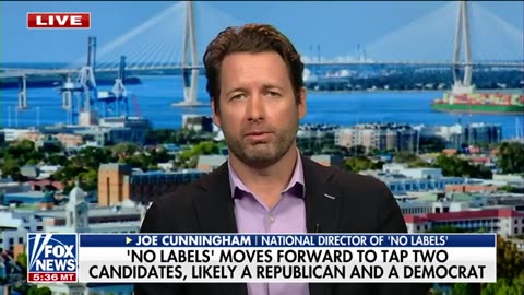 No Labels_ wants a bipartisan ticket to _give Americans another choice__ Joe Cunningham