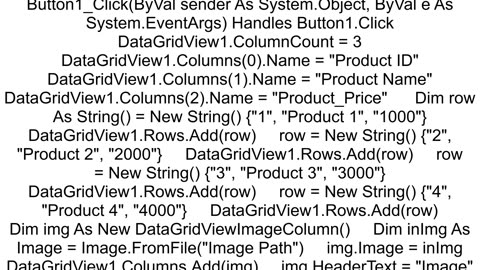 How to Add the image and text in datagridview cell