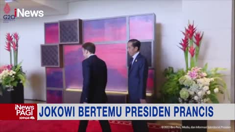 Jokowi Bertemu Presiden Prancis Macron, Didampingi Menlu dan Prabowo