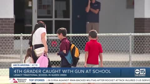 4th grader stopped with gun at Legacy Traditional School's Queen Creek campus