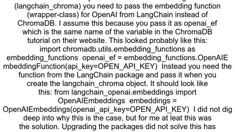 How can you use an already created chromadb collection with a LLM using openai and langchain