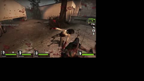 Left for dead 2 (no mic) gameplay Part 5: HARD RAIN