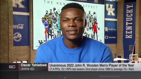 Oscar Tshiebwe announces his return to Kentucky for another season | SportsCenter