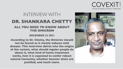 Real truth about Omicron variant you need to know by Dr Chetty