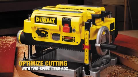 DEWALT 13In Thickness Planer, Three Knife, Two speed DW735X