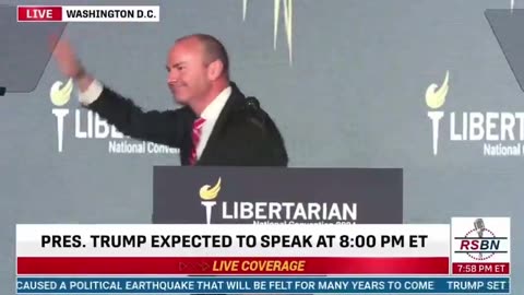 Libs at Libertarian Convention boo Mike Lee for supporting Trump