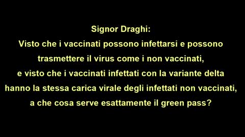 Il Green Pass non ha utilità, serve solo a creare discriminazione