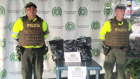 Incautación de marihuana y explosivos en Sabana de Torres