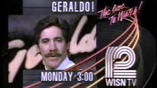 June 10, 1989 - WISN Milwaukee 'Geraldo!' Promo
