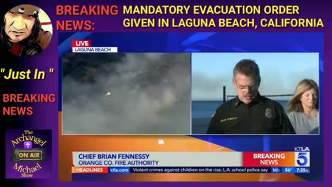 Mandatory evacuations ordered in Laguna Beach California