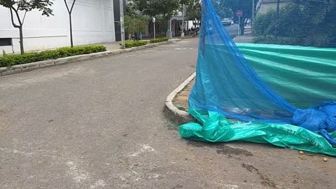 Denuncian invasión del espacio público en un barrio de Bucaramanga