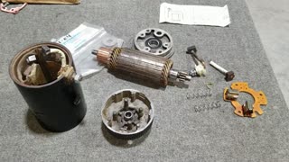 1975 Norton 850 Mk3 Original 2 brush Prestolite starter rebuild and how to make it better